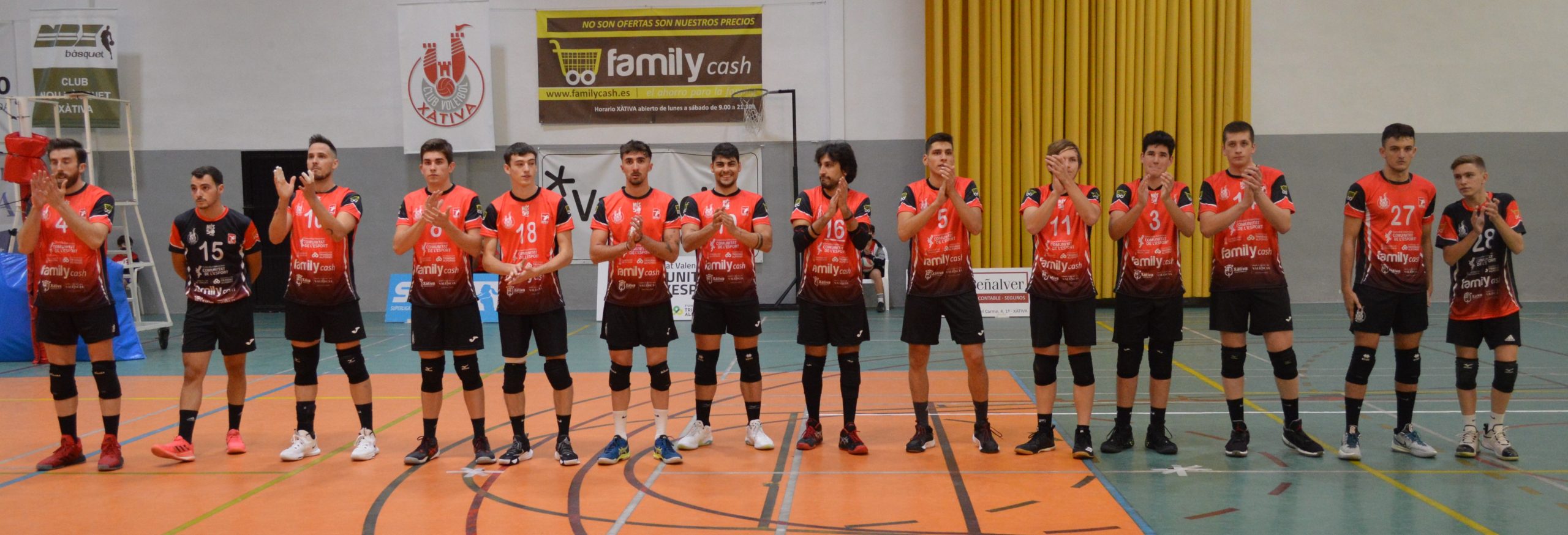 Victoria del CV Xàtiva voleibol masculino por 3 0 contra el CV Roquetes